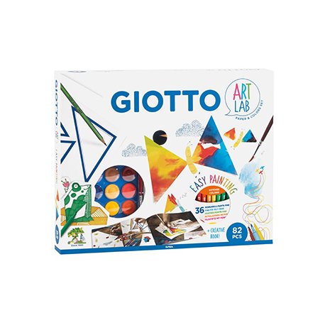 Conjunto Giotto Art Lab Easy Paiting 82 Pecas 160581300