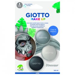 Pintura Facial Giotto Dinossauro 3 Cores 160475700