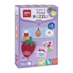 Puzzle Origem dos Alimentos 36 Peças APL14360