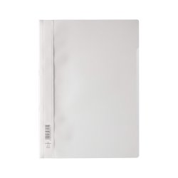 Classificador Capa Transparente Branco Durable 257302 1un 1151021