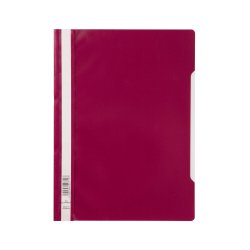 Classificador Capa Transparente Carmesim Durable 257335 1un 1151026