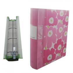 Pasta Arquivo L/E Marimekko 4 Argolas 315x260x53mm Rosa SME63214620