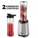 Liquidificador RUSSELL HOBBS Mix Go Steel 2 Garrafas 600ml 69523470-56