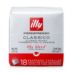 Café Cápsulas IperEspresso ILLY Torra Clássica Pack 18un 660A028