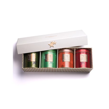 Caixa Coffret Chás 4 Sabores Latas Il Etait Une Fois Noel 6596603