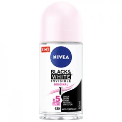 Desodorizante Roll-On Nivea Black White Invisible 50ml 6831609