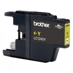 Tinteiro Brother LC1240Y Amarelo 7,1ml 600 Pág. BROLC1240Y