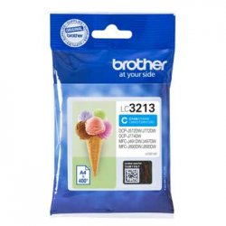 Tinteiro Brother LC3213C Azul 400 Pág. BROLC3213C