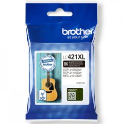 Tinteiro Brother LC421XLBK Preto 500 Pág. BROLC421XLBK