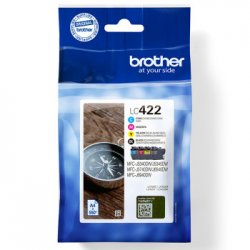 Pack Tinteiros Brother LC422VAL 4 Cores 550 Pág. BROLC422VAL