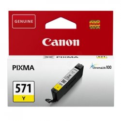 Tinteiro Canon 571 Amarelo 0388C001 7ml CANCLI571Y