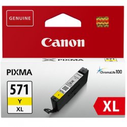 Tinteiro Canon 571XL Amarelo 0334C001 11ml CANCLI571YXL