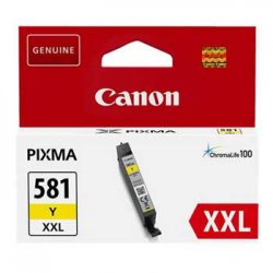 Tinteiro Canon 581XXL Amarelo 1997C001 11,7ml CANCLI581YXXL