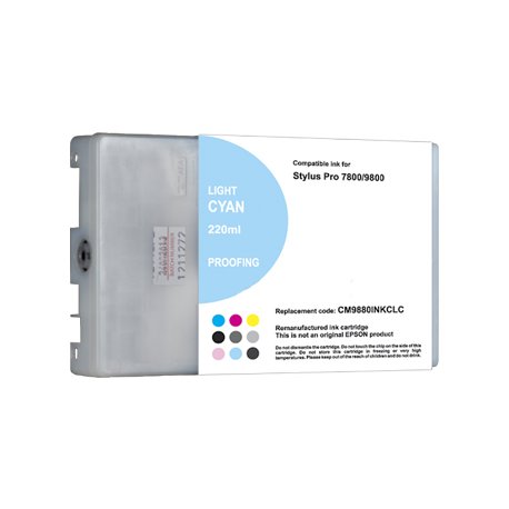 Tinteiro Compatível Epson T6032 Azul C13T603200 220ml CPT-ET603200