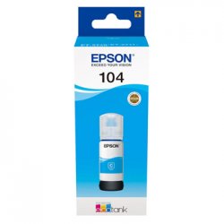 Tinteiro Epson 104 Azul C13T00P240 70ml 7500 Pág. EPSC13T00P240