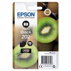 Tinteiro Epson 202 Preto Foto C13T02F14010 4,1ml EPSC13T02F14010