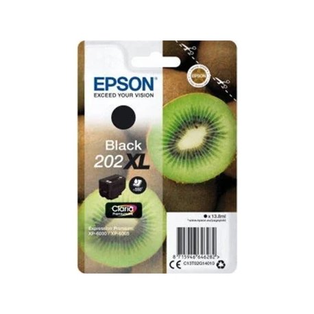 Tinteiro Epson 202XL Preto C13T02G14010 13,8ml EPSC13T02G14010