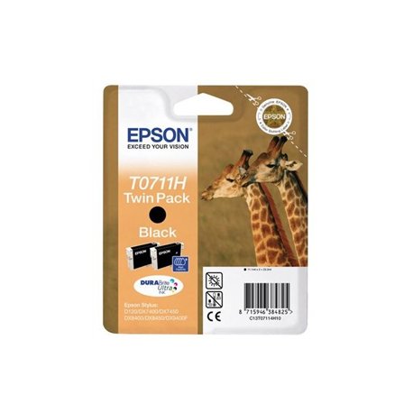 Pack Tinteiros Epson T0711H Preto C13T07114H20 11,1ml 2un EPSC13T07114H20