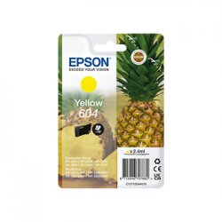 Tinteiro Epson 604 Amarelo C13T10G44010 2,4ml 130 Pág. EPSC13T10G44010