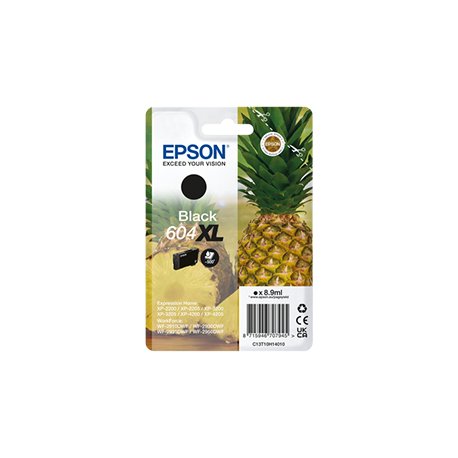 Tinteiro Epson 604XL Preto C13T10H14010 8,9ml 500 Pág. EPSC13T10H14010