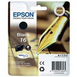 Tinteiro Epson 16 Preto C13T16214010 5,4ml EPSC13T16214010