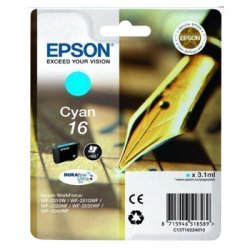 Tinteiro Epson 16 Azul C13T16224010 3,1ml EPSC13T16224010