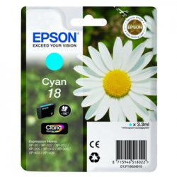 Tinteiro Epson 18 Azul C13T18024010 3,3ml EPSC13T18024010