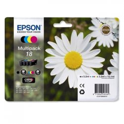 Pack Tinteiros Epson 18 4 Cores C13T18064010 EPSC13T18064010