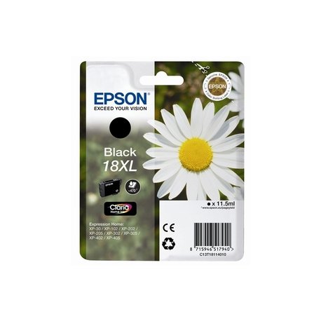 Tinteiro Epson 18XL Preto C13T18114010 11,5ml EPSC13T18114010