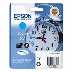 Tinteiro Epson 27 Azul C13T27024010 3,6ml EPSC13T27024010