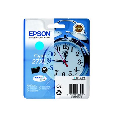 Tinteiro Epson 27XL Azul C13T27124010 10,4ml EPSC13T27124010