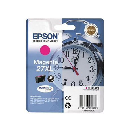 Tinteiro Epson 27XL Magenta C13T27134010 10,4ml EPSC13T27134010