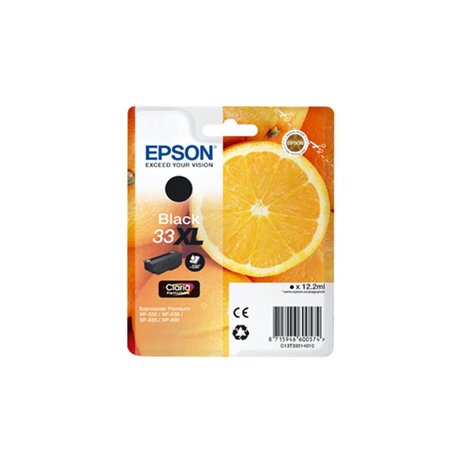 Tinteiro Epson 33XL Preto C13T33514010 12,2ml 530 Pág. EPSC13T33514010