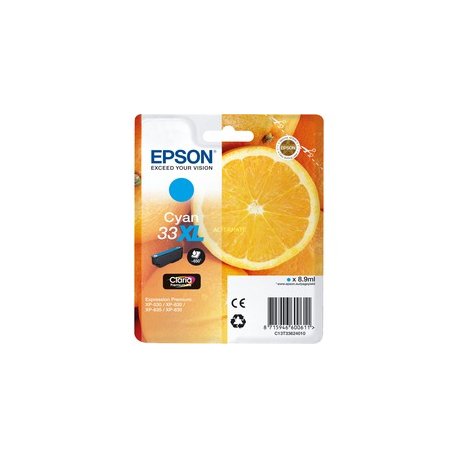 Tinteiro Epson 33XL Azul C13T33624010 8,9ml 650 Pág. EPSC13T33624010