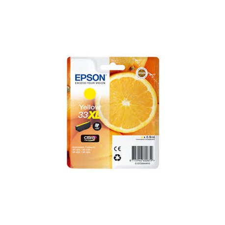 Tinteiro Epson 33XL Amarelo C13T33644010 8,9ml 650 Pág. EPSC13T33644010