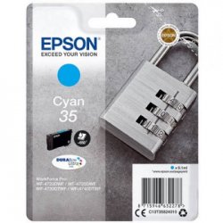 Tinteiro Epson 35 Azul C13T35824010 9,1ml 650 Pág. EPSC13T35824010