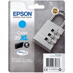 Tinteiro Epson 35XL Azul C13T35924010 20,3ml 1900 Pág. EPSC13T35924010