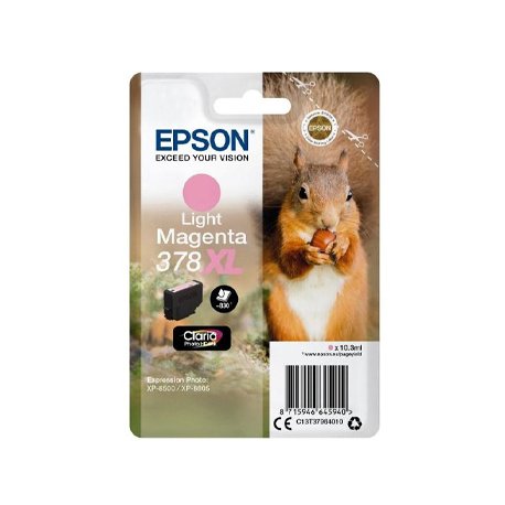 Tinteiro Epson 378XL Magenta Claro Foto C13T37964010 10,3ml EPSC13T37964010