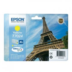 Tinteiro Epson T7024 Amarelo C13T70244010 21,3ml 2000 Pág. EPSC13T70244010