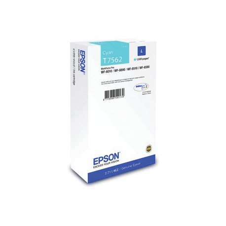 Tinteiro Epson T7562 Azul C13T756240 14ml 1500 Pág. EPSC13T756240