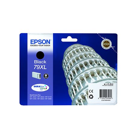 Tinteiro Epson 79XL Preto C13T79014010 41,8ml 2600 Pág. EPSC13T79014010