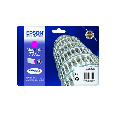 Tinteiro Epson 79XL Magenta C13T79034010 17,1ml 2000 Pág. EPSC13T79034010