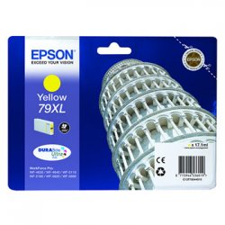 Tinteiro Epson 79XL Amarelo C13T79044010 17,1ml 2000 Pág. EPSC13T79044010