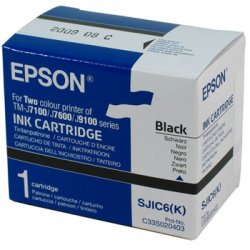 Tinteiro Epson SJIC6 Preto C33S020403 10000000 Caracteres EPSC33S020403