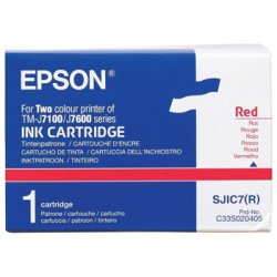 Tinteiro Epson SJIC7 Vermelho C33S020405 5000000 Caracteres EPSC33S020405