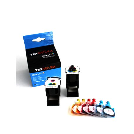 Refill Kit Compatível HP 22 / 28 / 57 3 Cores TN-H373REFILLKIT