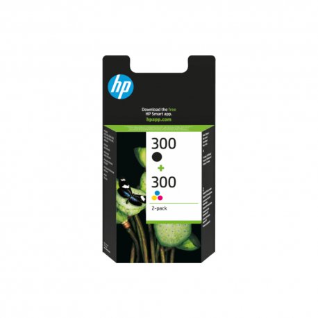 Pack Tinteiros HP 300 Preto/Cor CN637EE 4ml/4ml HPCN637E