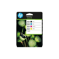 Pack Tinteiros HP 364 4 Cores N9J73AE 6ml/3ml HPN9J73AE