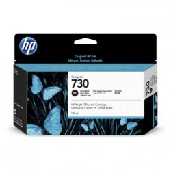 Tinteiro HP 730 Preto Foto P2V67A 130ml HPP2V67A