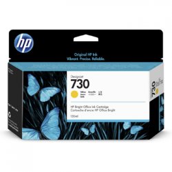 Tinteiro HP 730 Amarelo P2V70A 300ml HPP2V70A